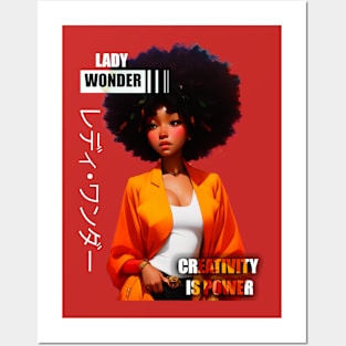 Lady Wonder Posters and Art